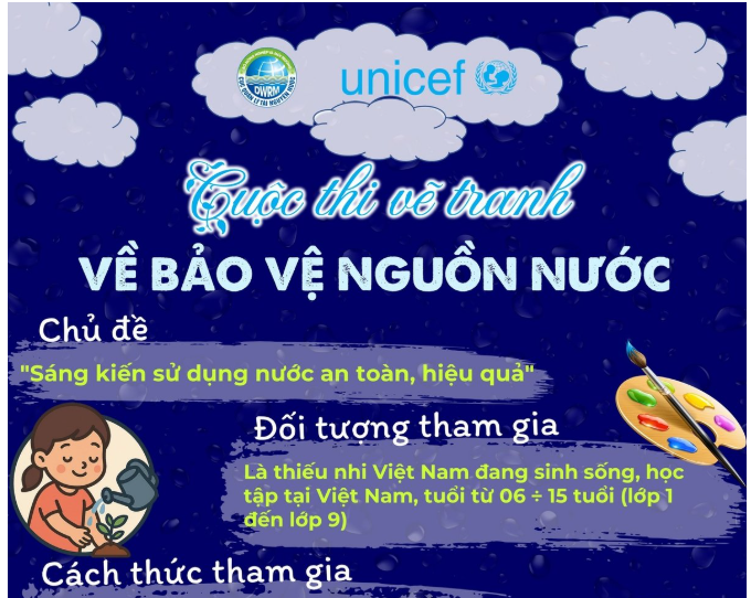 Phát động cuộc thi vẽ tranh về bảo vệ nguồn nước
